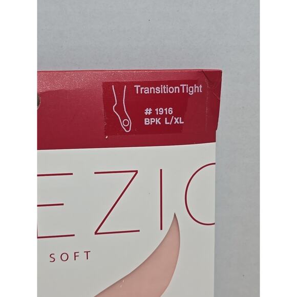 CAPEZIO Womens Transition Tight 1916 Size L/XL Ballet Pink Ultra Soft New NWT - Picture 2 of 4